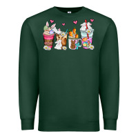 Sports Green easter coffee cups Premium Sweatshirt - AdoDesignShop
