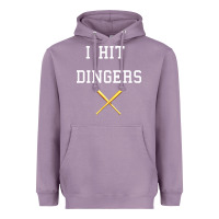 Lavender i hit dingers baseball Heavyweight Hoodie - maiPhamDesign
