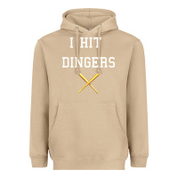 Mushroom i hit dingers baseball Heavyweight Hoodie - maiPhamDesign