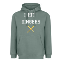 Sage i hit dingers baseball Heavyweight Hoodie - maiPhamDesign