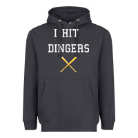 Smoke i hit dingers baseball Heavyweight Hoodie - maiPhamDesign