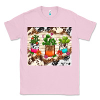 Bubblegum Pink cowhide succulent Classic Tee - TumblerDesignByShophia