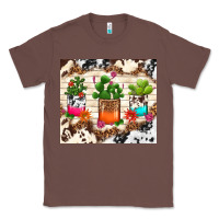 Chestnut cowhide succulent Classic Tee - TumblerDesignByShophia