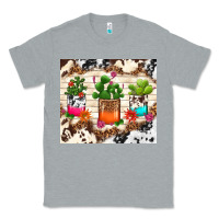 Heather Grey cowhide succulent Classic Tee - TumblerDesignByShophia