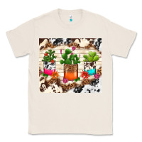 Natural cowhide succulent Classic Tee - TumblerDesignByShophia