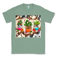 Sage cowhide succulent Classic Tee - TumblerDesignByShophia