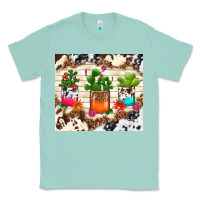 Seafoam cowhide succulent Classic Tee - TumblerDesignByShophia