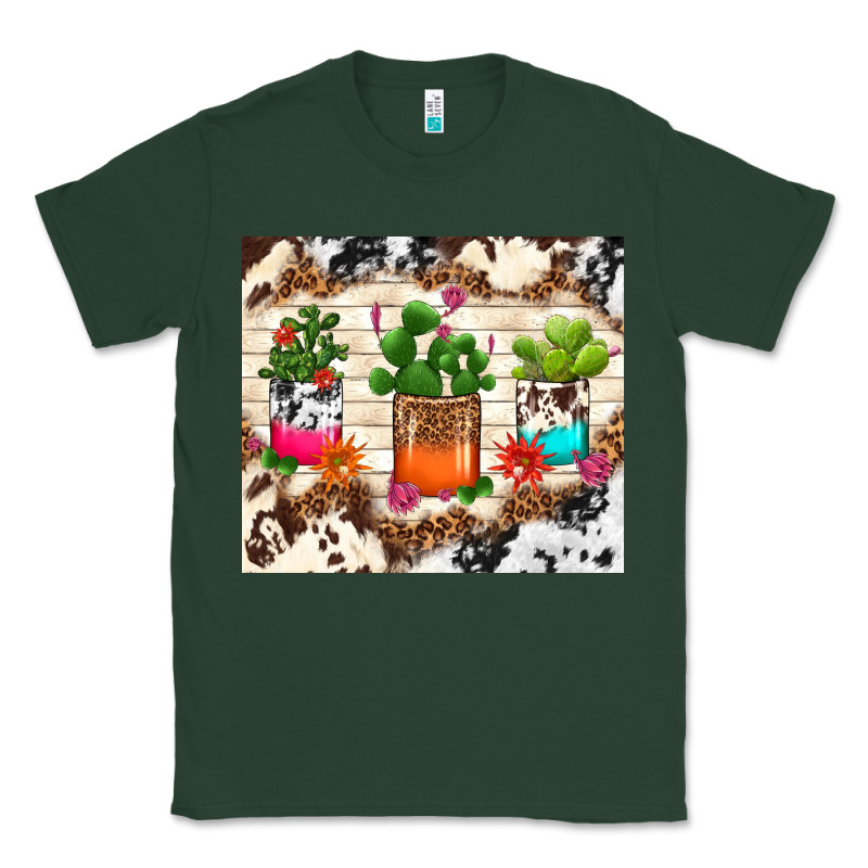 Cowhide Succulent Classic Tee by TumblerDesignByShophia | Teevron