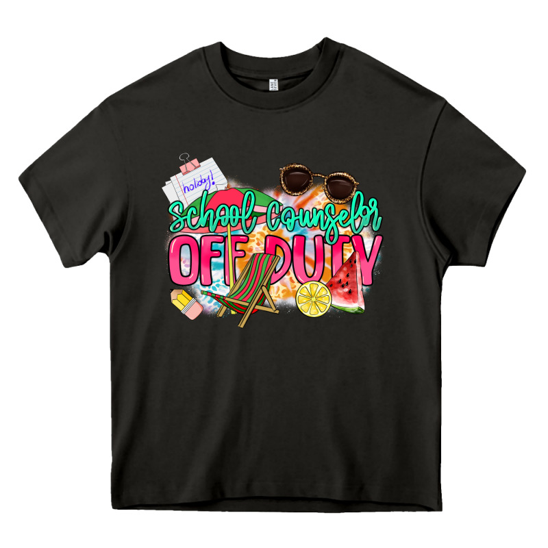 School Counselor Off Duty Heavy Core Tee by NancyCooperArtShop | Teevron