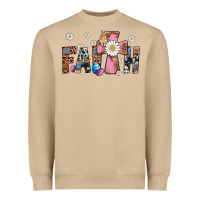 Mushroom faith cross Heavyweight Sweatshirt - Artiststas