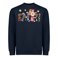 Navy faith cross Heavyweight Sweatshirt - Artiststas