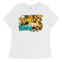White Horse Mom Rope Ladies Tee - HowdyJamesFarm
