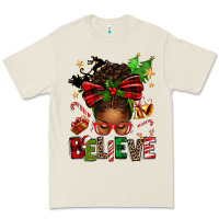 Bone christmas believe afro messy bun Premium Tee - texasbilliewilder