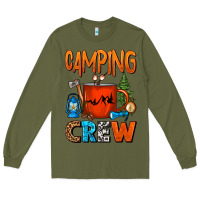 Army Green camping crew camper coffee mug Long Sleeve Tee - FaDigitalArtStudio
