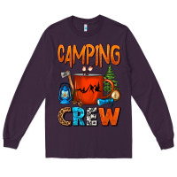 Plum camping crew camper coffee mug Long Sleeve Tee - FaDigitalArtStudio