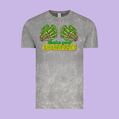 Shake Your Shamrocks St. Patrick's Day Vintage Tee Designed By Cowgirlartshop
