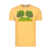 Vintage Mustard Shake Your Shamrocks St. Patrick's Day Vintage Tee - CowGirlArtShop
