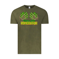 Vintage Olive Shake Your Shamrocks St. Patrick's Day Vintage Tee - CowGirlArtShop