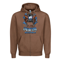 Chestnut dental assistant messy bun Zipper Hoodie - BarkalooDesign