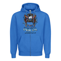 True Royal dental assistant messy bun Zipper Hoodie - BarkalooDesign