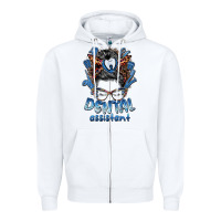 White dental assistant messy bun Zipper Hoodie - BarkalooDesign