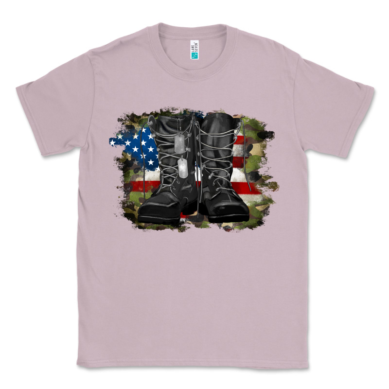 American Flag With Army Boots Classic Tee by RanaPortraitStore | Teevron