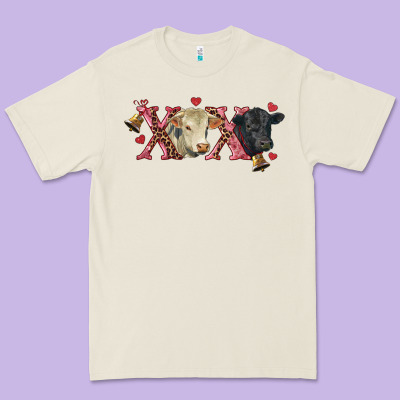 Xoxo Charolais And Black Angus Premium Tee Designed By Ranaportraitstore