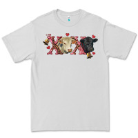 Dove Grey xoxo charolais and black angus Premium Tee - RanaPortraitStore