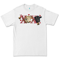 White xoxo charolais and black angus Premium Tee - RanaPortraitStore