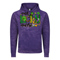 Cloud Purple St. Patrick's Day One lucky Nurse Vintage Hoodie - OliviaCreatesArt