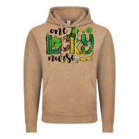 Vintage Coffee St. Patrick's Day One lucky Nurse Vintage Hoodie - OliviaCreatesArt