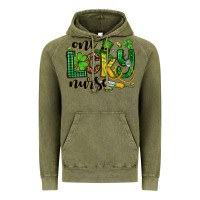 Vintage Olive St. Patrick's Day One lucky Nurse Vintage Hoodie - OliviaCreatesArt