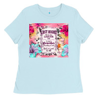 Baby Blue last night we let the liquor talk Ladies Tee - TumblerDesignByShophia