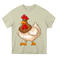 Mossy cute chicken Heavy Core Tee - texasbilliewilder