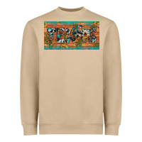 Mushroom texas sunflower cactus cowhide leopard licence plate Heavyweight Sweatshirt - Artiststas