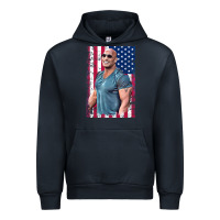 Navy Dwayne The Rock Johnson Men Gift Urban Hoodie - maiPhamDesign