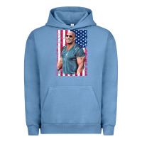 Pigment Pebble Blue Dwayne The Rock Johnson Men Gift Urban Hoodie - maiPhamDesign