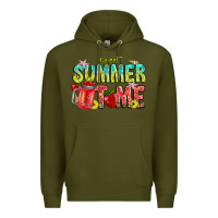 Army Green summer time Premium Hoodie - CowhideDigitalArt