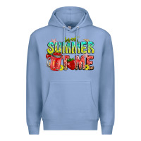 Colony Blue summer time Premium Hoodie - CowhideDigitalArt
