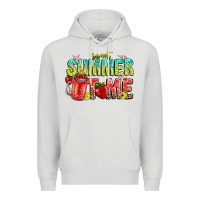 Dove Grey summer time Premium Hoodie - CowhideDigitalArt