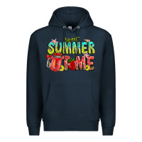 Navy summer time Premium Hoodie - CowhideDigitalArt