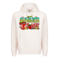 Pale Pink summer time Premium Hoodie - CowhideDigitalArt