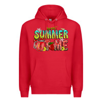 Red summer time Premium Hoodie - CowhideDigitalArt