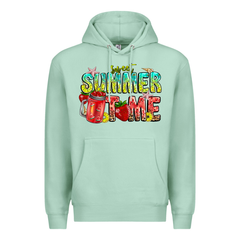 Summer Time Premium Hoodie by CowhideDigitalArt | Teevron