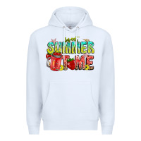 White summer time Premium Hoodie - CowhideDigitalArt
