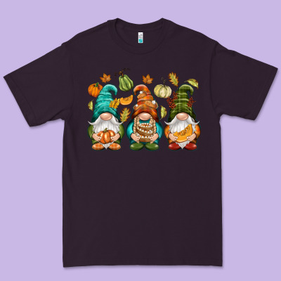 Fall Gnomes Premium Tee Designed By Nancycooperartshop