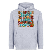 Heather Grey bonfires flannels smores Heavyweight Hoodie - AdoDesignShop