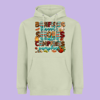 Bonfires Flannels Smores Heavyweight Hoodie Designed By Adodesignshop