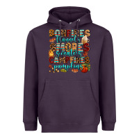 Plum bonfires flannels smores Heavyweight Hoodie - AdoDesignShop