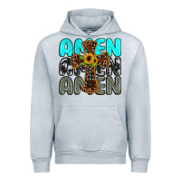 Heather Grey amen Urban Hoodie - JahusDesignShop